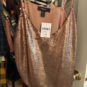 Glitter tank top